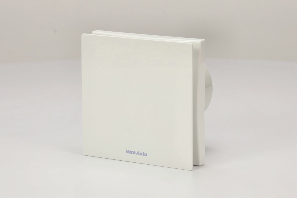 Ventilation Salle De Bain 100 Mm Argent Avec Minuterie Et Capteur D'humidité - Europlast