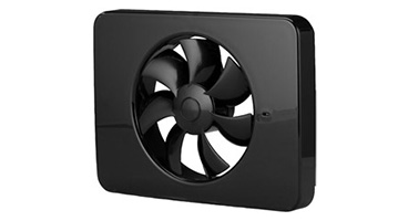 Vent-Axia Lo-Carbon iQ ventilateur de salle de bain design BLACK Ø 100 - 125 mm