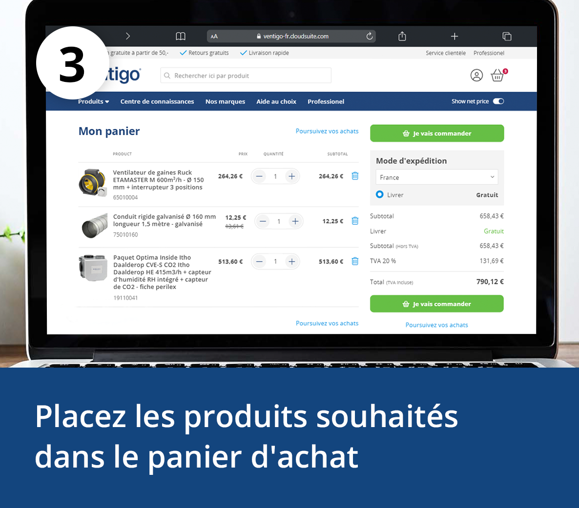 Étape 3 - enregistrement de l'entreprise