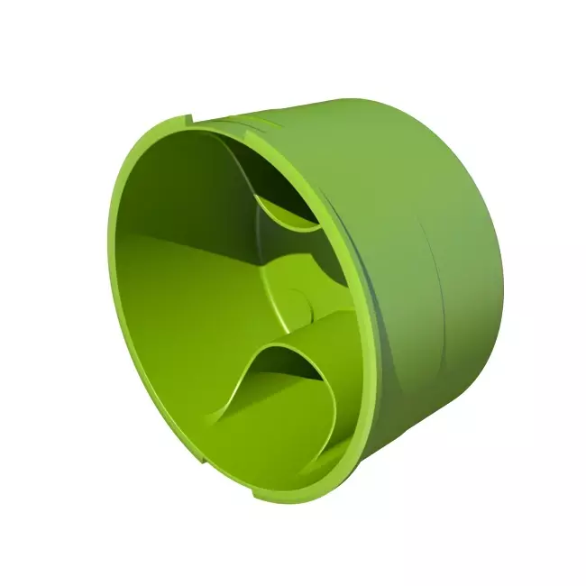 Raccordement de l'embout Ubbink Air Excellent 48C