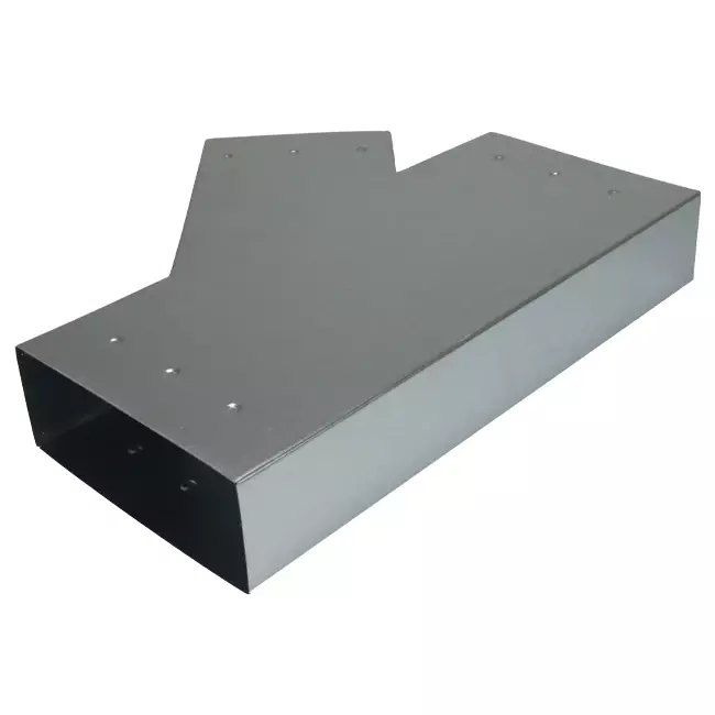 Pièce en T 45 degrés 220x80 mm - 170x80 mm pour gaine