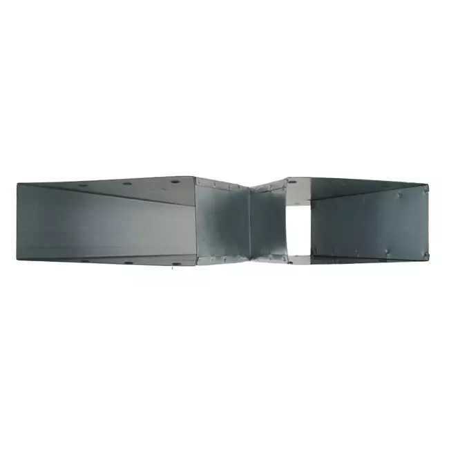 Pièce en T 45 degrés 220x80 mm - 170x80 mm pour gaine