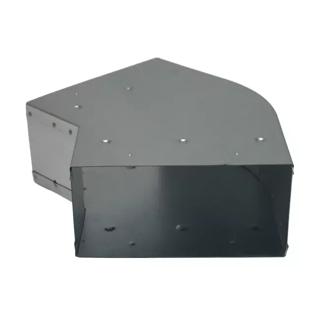 Coude 45 degrés 170x80 mm horizontal pour gaine