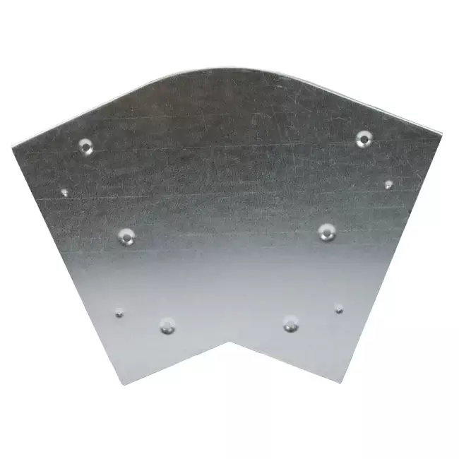 Coude 45 degrés 170x80 mm horizontal pour gaine