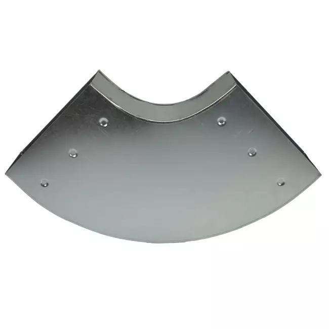 Coude à 90 degrés 170x80 mm horizontal pour gaine