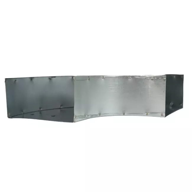 Coude à 90 degrés 170x80 mm horizontal pour gaine