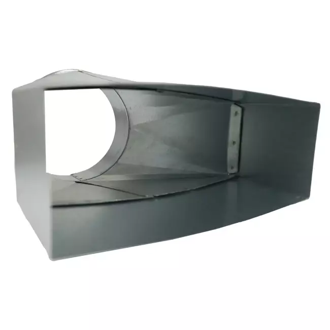Adaptateur 170x80 mm à 160 mm de diamètre pour gaine