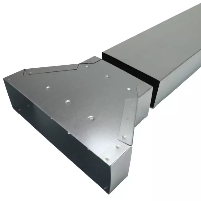 Adaptateur 220x80 mm à 170x80 mm pour goulotte