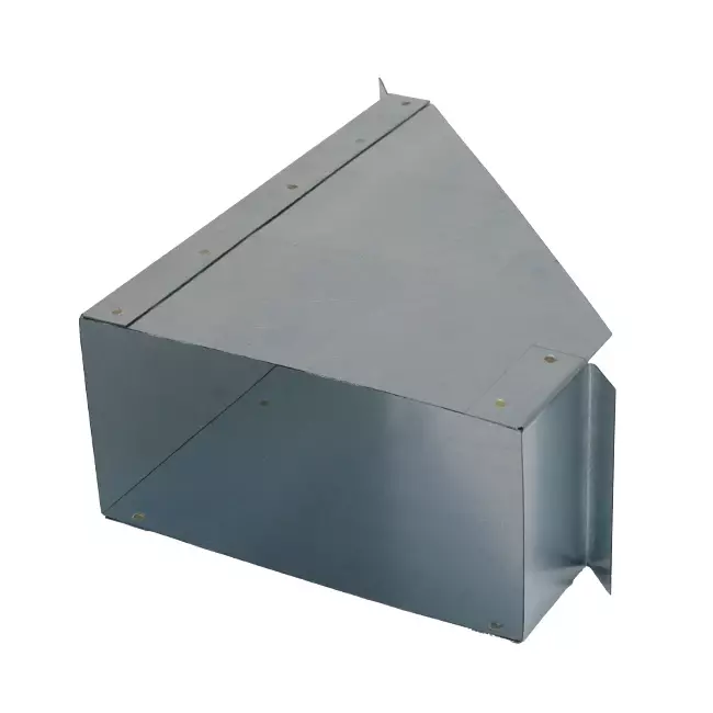 Raccordement latéral 170x80 mm 45 degrés pour la canalisation