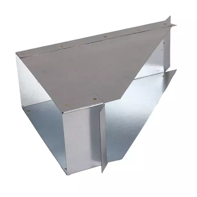 Raccordement latéral 170x80 mm 45 degrés pour la canalisation