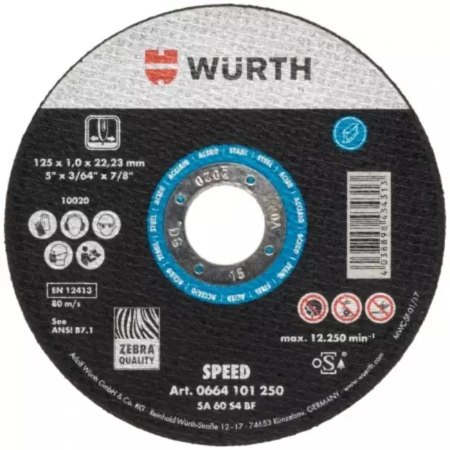 Disque de coupe 125mm