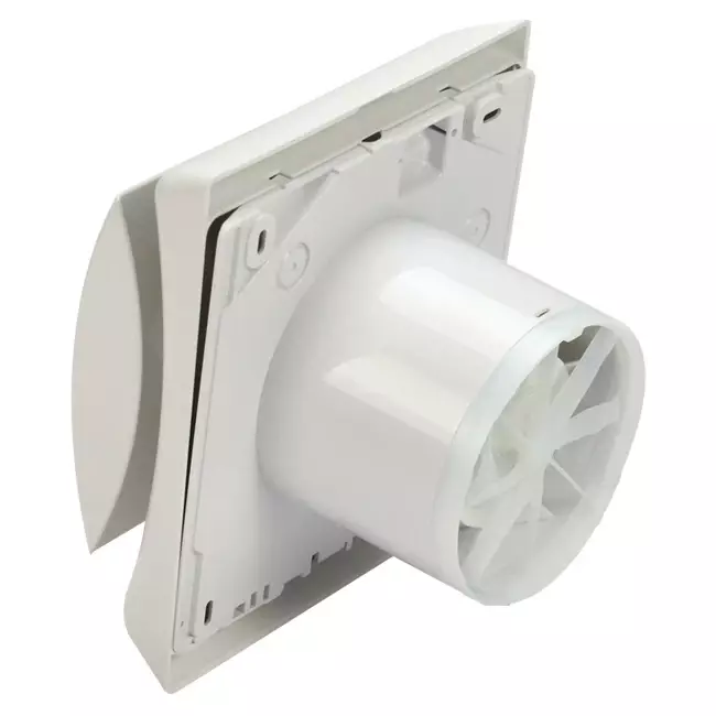 Vmc salle de bain Itho Daalderop Ø100 mm- blanc avec minuterie BTV-N201 T