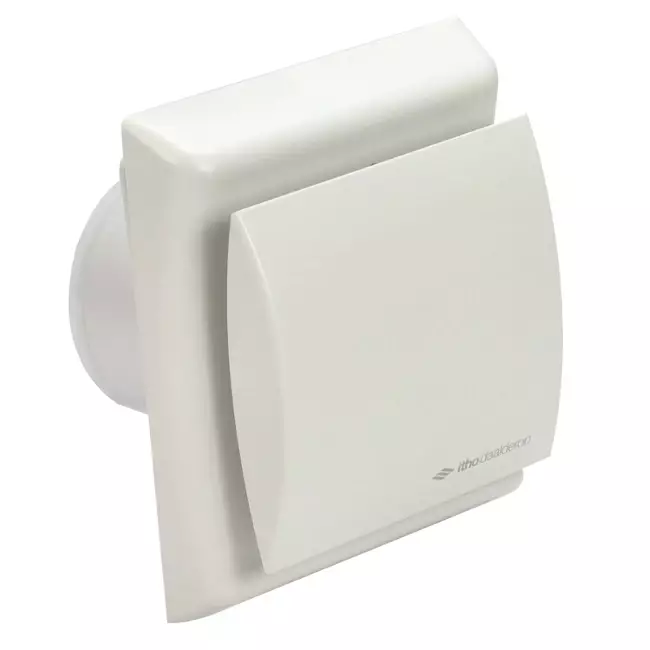 Vmc salle de bain Itho Daalderop Ø100 mm- blanc avec minuterie BTV-N201 T