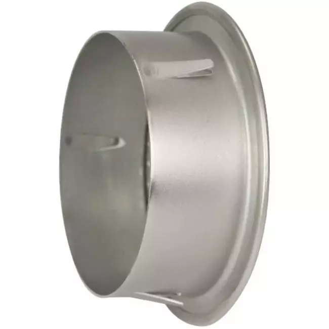 Grille de ventilation métal ronde avec douille de montage Ø 180 mm aluminium - DWRA180S