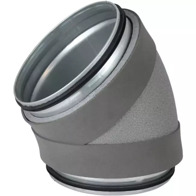 Coude isolé Thermoduct 45 degrés et 200mm de diamètre