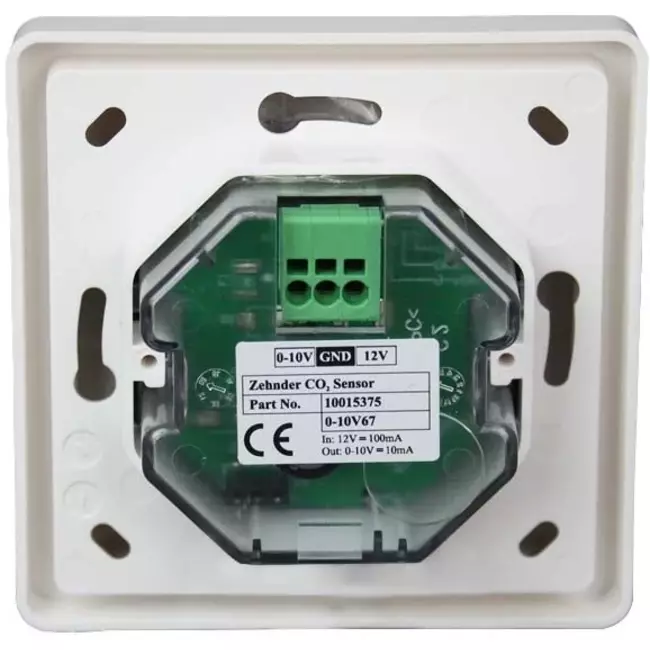 Capteur de CO2 Zehnder 0-10V 67 Encastré
