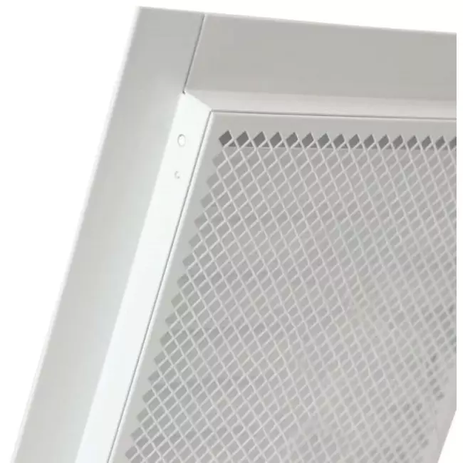 Grille métal industriel 200 x 200 mm blanc - MRF2020