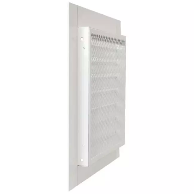 Grille métal industriel 200 x 200 mm blanc - MRF2020