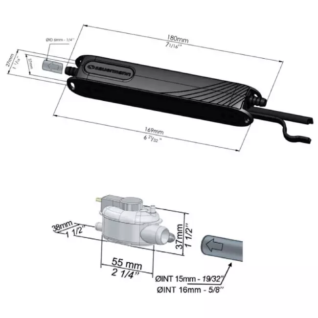 Sauermann SI-20Mini Pompe à condensat 20 l/h