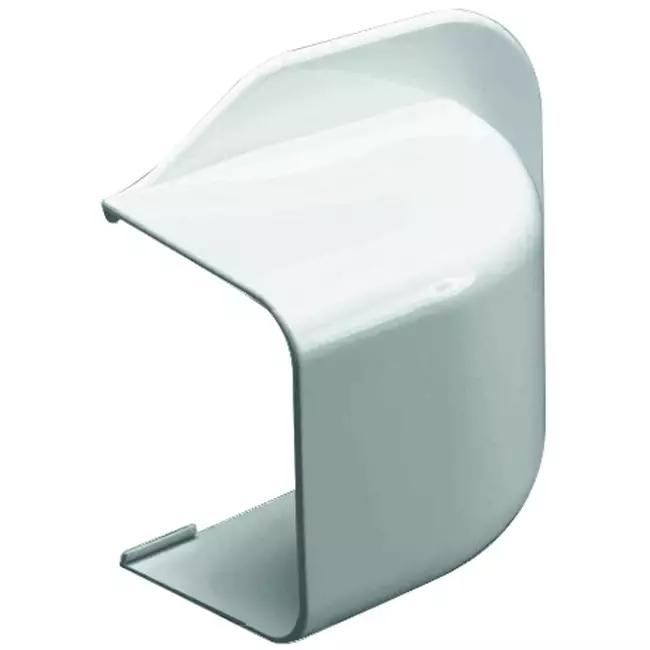Climaplus air conditioning duct Wall cap 125x75mm RAL 9010 WHITE
