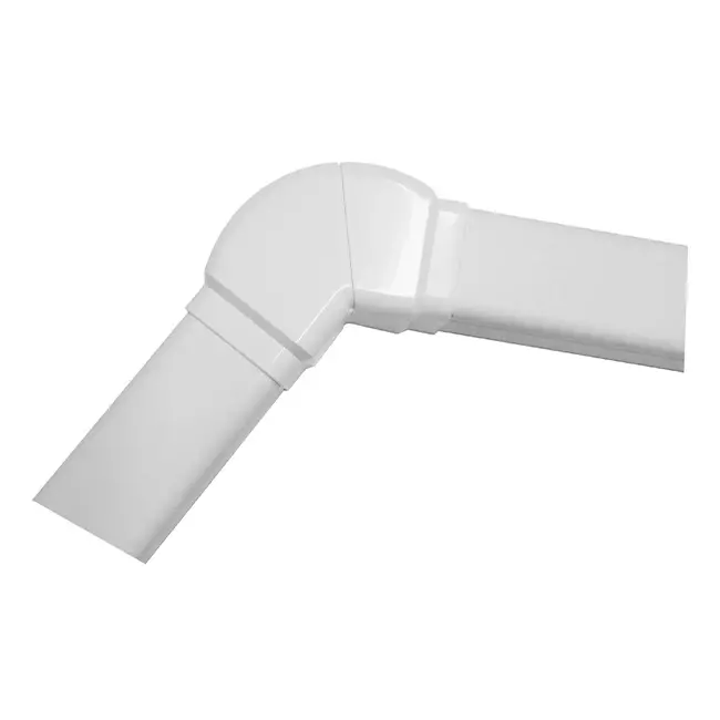 Climaplus gaine de climatisation Coude réglable 70x55mm RAL 9010 BLANC