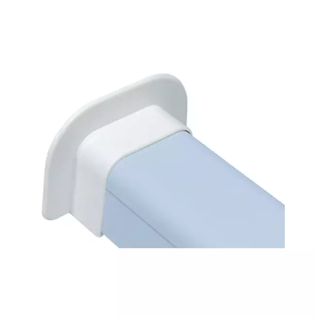 Climaplus rosace murale pour gaine de climatisation 70x55mm RAL 9010 BLANC