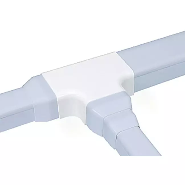 Climaplus gaine de climatisation Pièce en T pour gaine 90x65mm RAL 9010 BLANC