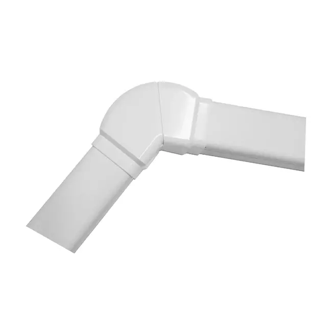 Climaplus gaine de climatisation Coude réglable 90x65mm RAL 9010 BLANC