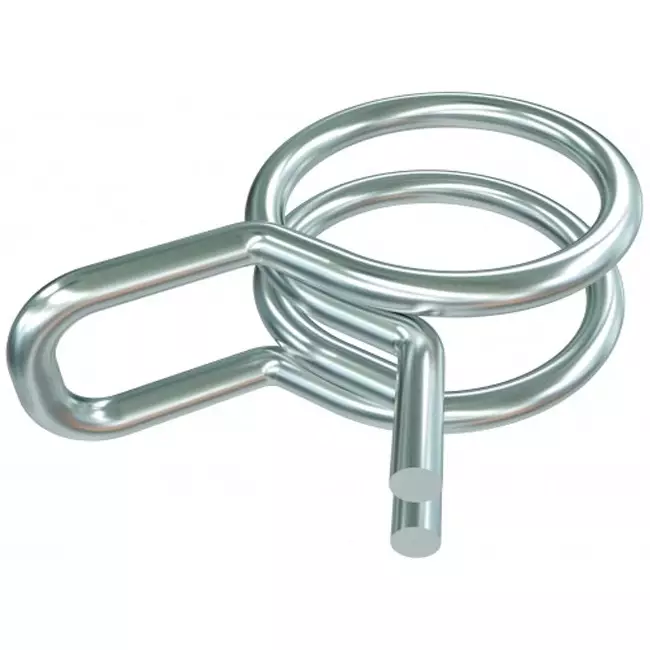 Sauermann Collier de serrage en fil d'acier pour tuyau Ø10mm (jeu de 25 pièces)