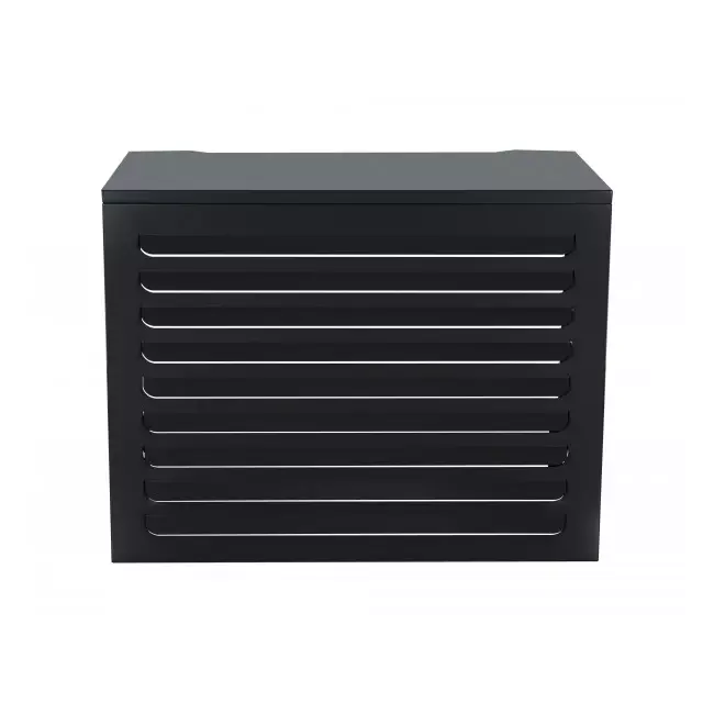 ClimaConnect : caisson pour climatiseur et pompe à chaleur, grand format, RAL 7024, gris graphite