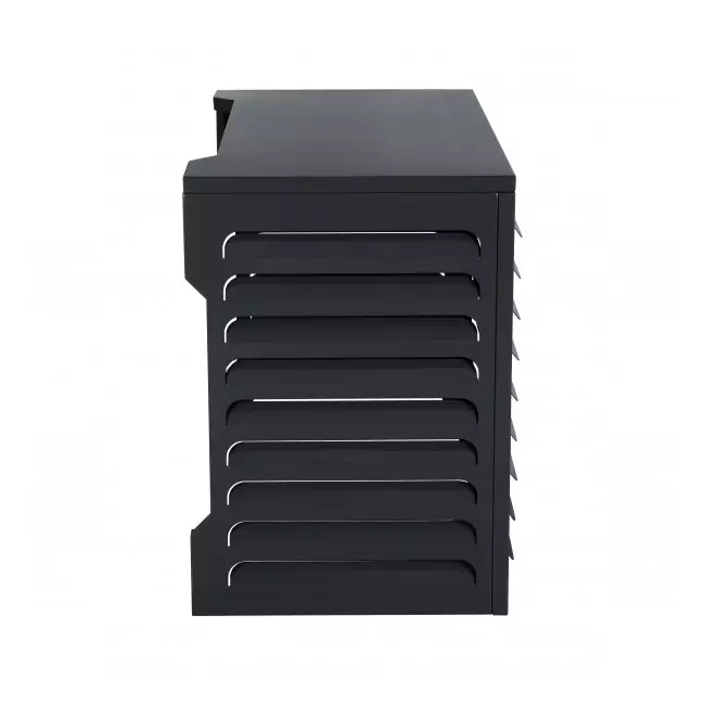 ClimaConnect : caisson pour climatiseur et pompe à chaleur, grand format, RAL 7024, gris graphite