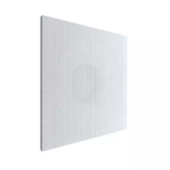 Diffuseur de plafond perforé pour extraction 594x594 - pièce de transition pour raccordement supérieur Ø 250 mm