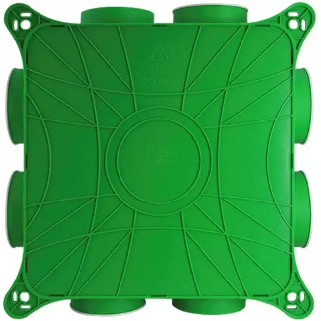 Pack DucoBox Silent Connect tout-en-un 400 m³/h + Émetteur RFT + 4 bouches VMC - prise de terre