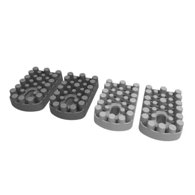 Kit de vibration 14PLUS : 2 amortisseurs souples et 2 amortisseurs durs jusqu'à 100 kG