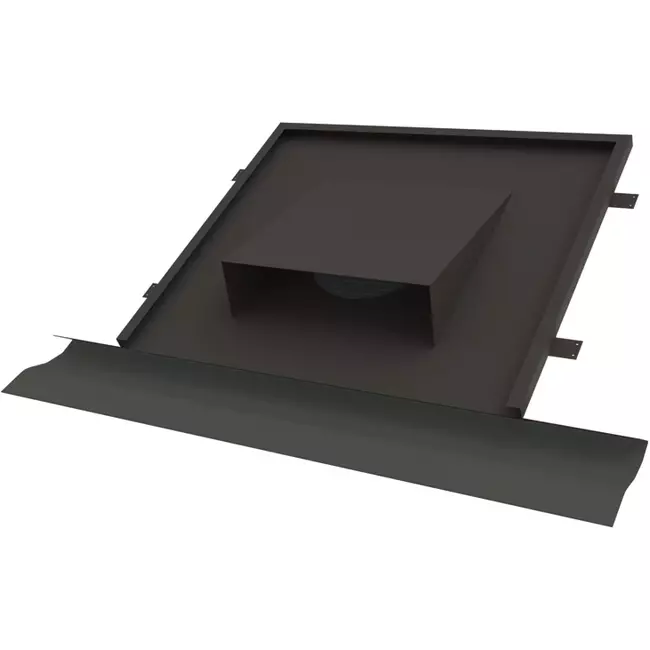 Thermoduct conduit plat horizontal diamètre 180 pour toiture en pente