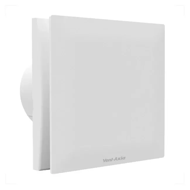 Vmc salle de bain silencieux Mute Ø 100mm - Avec minuteur et capteur d'humidité - Vent Axia Mute 100 HTN