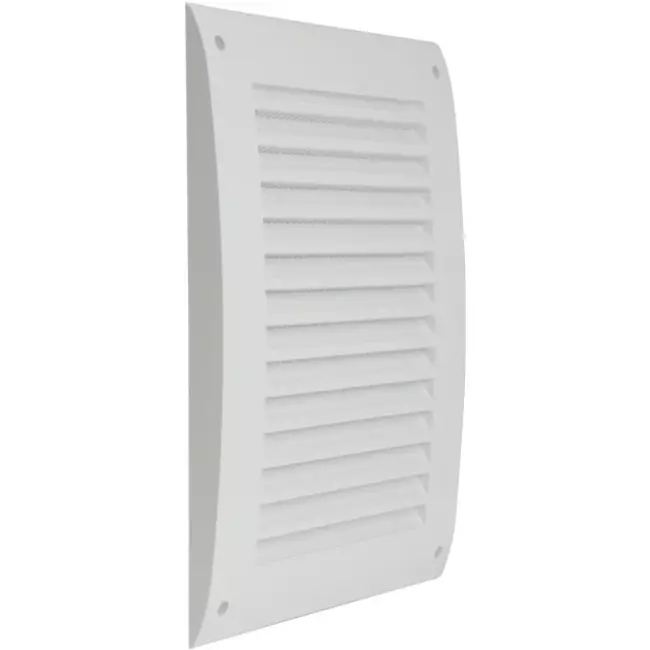 Grille murale 250x170 mm blanc - N25