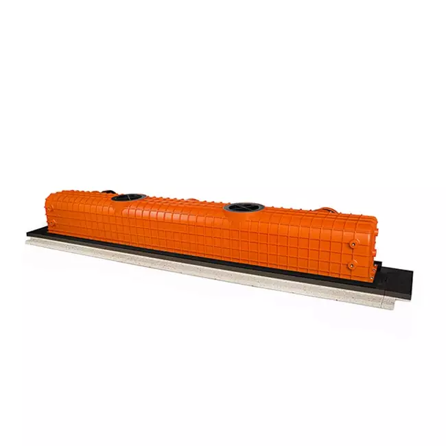 Diffuseur à fente sans cadre Ergovent 1050 mm avec diamètre de raccordement 75 mm - modulaire - 1 fente