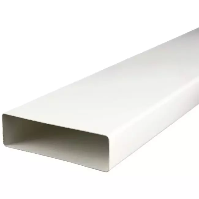 Conduit de ventilation rectangulaire en plastique 220x90mm L=1 mètre - K29-1