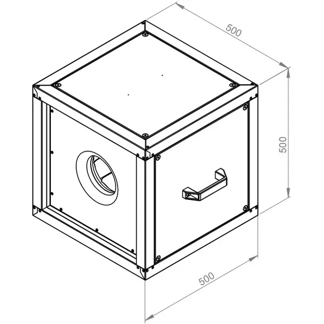 Ventilateur de caisson débit d'air extérieur du moteur - MPC 225 EC T30