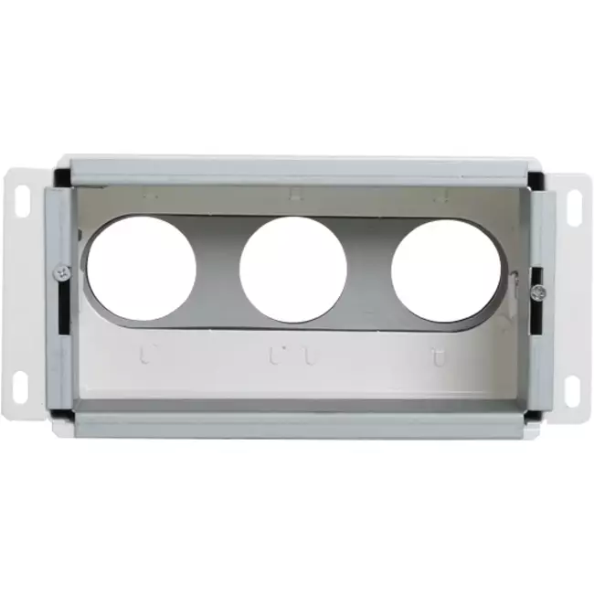 Diffuseur mural avec raccordement arrière Vent -Axia Uniflexplus 3 x Ø69mm comprenant 2 x couvercles d'étanchéité Ø69mm