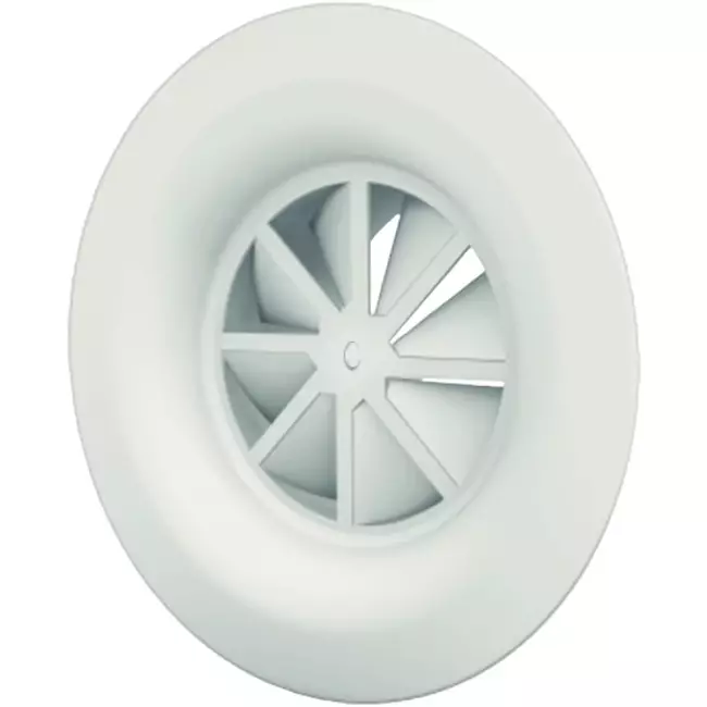 Diffuseur à jet hélicoïdal avec anneau diffuseur, fixation centrale par vis Ø 200mm
