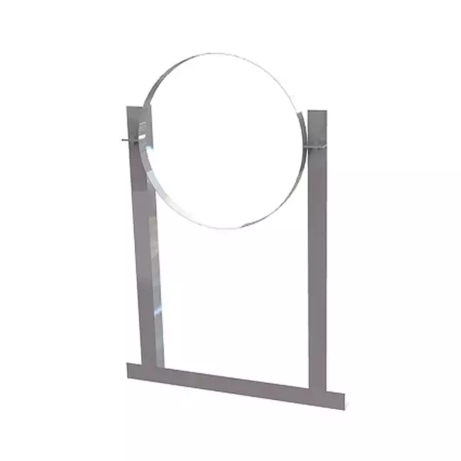 Support de toit en aluminium pour conduit rigide galvanisé diamètre 125 mm