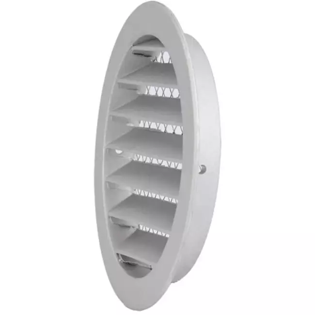Grille murale extérieur en aluminium Ø 80 mm - DSAV080