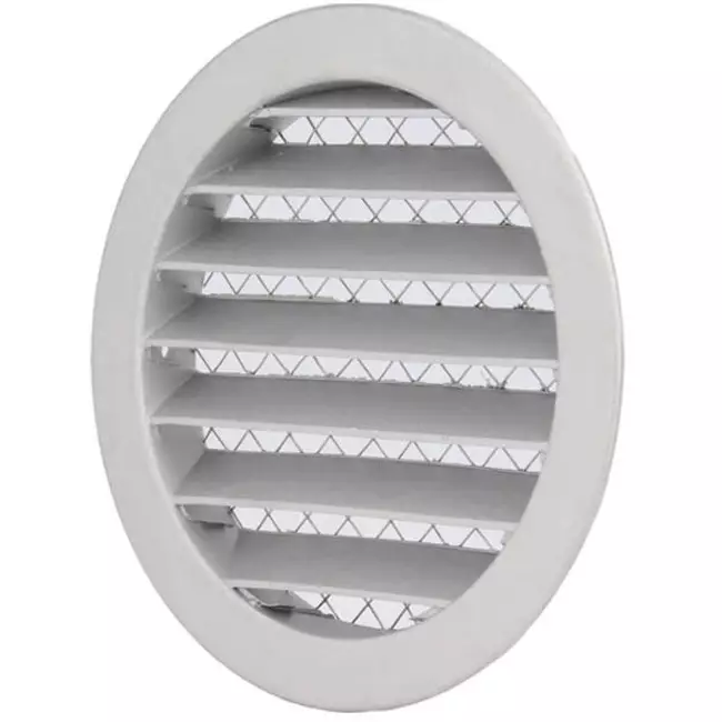 Grille murale extérieur en aluminium Ø 80 mm - DSAV080