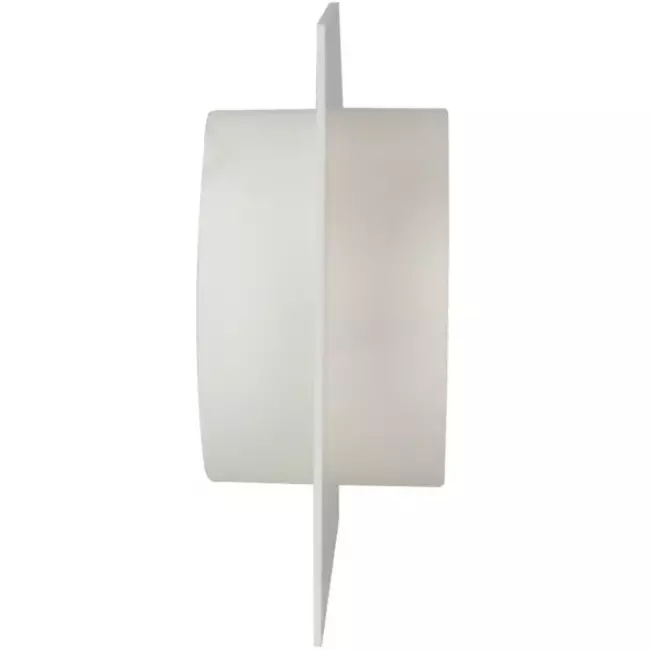 Diamètre plaque murale avec clapet anti-retour ronde en plastique : 100 mm - AFV100