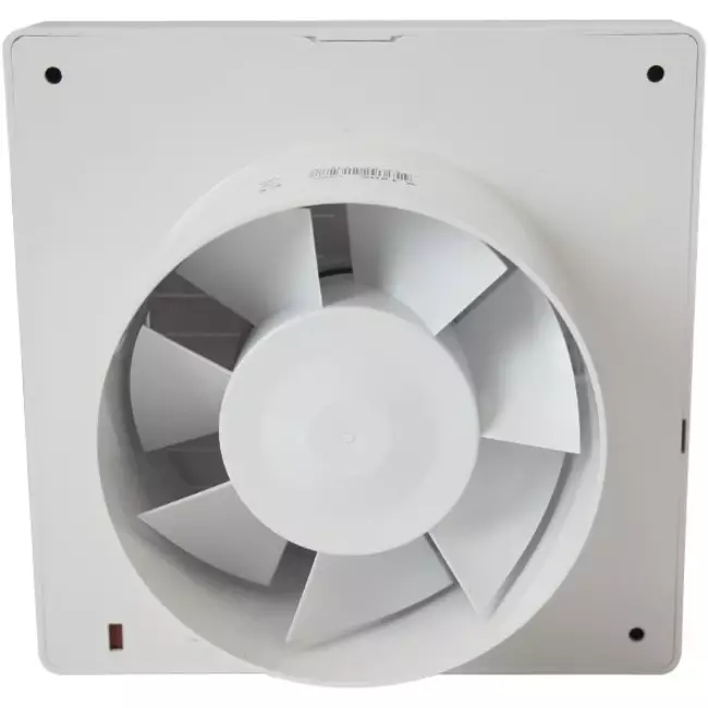 Europlast vmc salle de bain Ø 100 mm Blanc avec clapet à fermeture automatique - de luxe X100Z