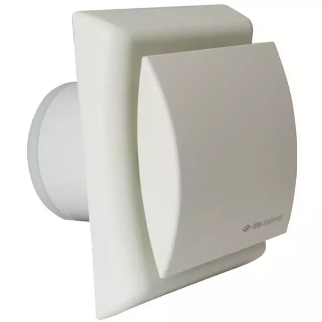 Vmc salle de bain Itho Daalderop Ø100 mm- blanc avec minuterie et capteur d'humidité BTV-N203 HT