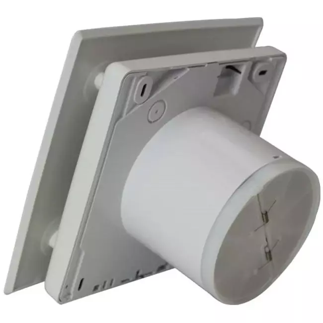 Vmc salle de bain Itho Daalderop Ø100 mm- blanc avec minuterie et capteur d'humidité BTV-ssst T