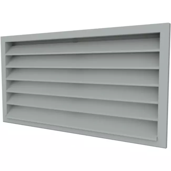 Grille murale extérieure en acier galvanisé 1000x400